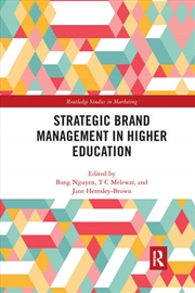 Buy Strategic Brand Management in Higher Education