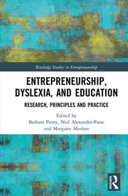 Buy Entrepreneurship, Dyslexia, and Education