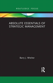 Buy Absolute Essentials of Strategic Management