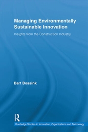 Buy Managing Environmentally Sustainable Innovation