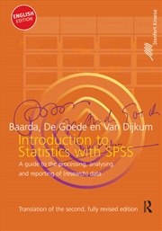 Buy Introduction to Statistics with SPSS