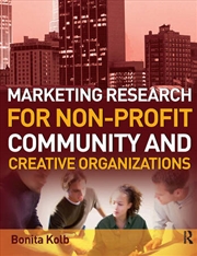 Buy Marketing Research for Non-profit, Community and Creative Organizations