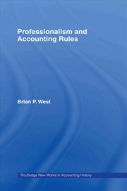Buy Professionalism and Accounting Rules