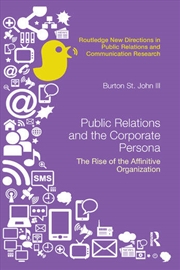 Buy Public Relations and the Corporate Persona