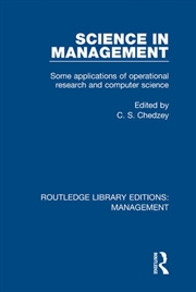 Buy Science in Management