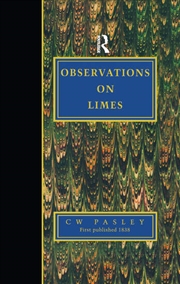Buy Observations on Limes