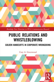 Buy Public Relations and Whistleblowing
