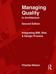 Buy Managing Quality in Architecture