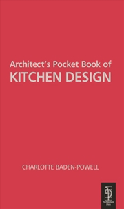 Buy Architect's Pocket Book of Kitchen Design