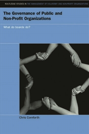 Buy The Governance of Public and Non-Profit Organizations
