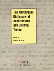 Buy Multilingual Dictionary of Architecture and Building Terms