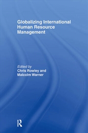 Buy Globalizing International Human Resource Management