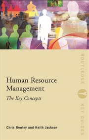 Buy Human Resource Management: The Key Concepts