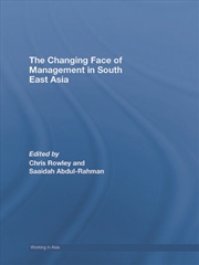 Buy The Changing Face of Management in South East Asia