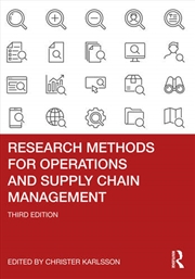 Buy Research Methods for Operations and Supply Chain Management