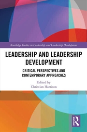 Buy Leadership and Leadership Development