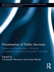 Buy Privatization of Public Services