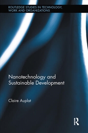 Buy Nanotechnology and Sustainable Development