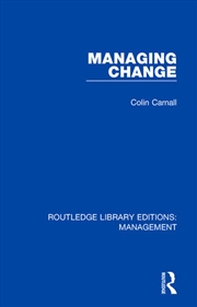 Buy Managing Change