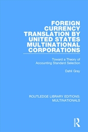 Buy Foreign Currency Translation by United States Multinational Corporations
