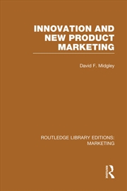 Buy Innovation and New Product Marketing (RLE Marketing)