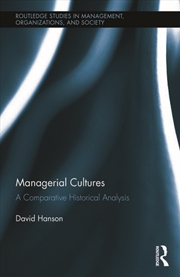 Buy Managerial Cultures
