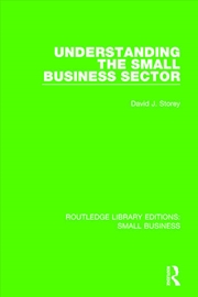Buy Understanding The Small Business Sector