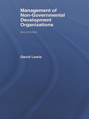 Buy The Management of Non-Governmental Development Organizations