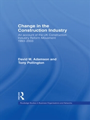 Buy Change in the Construction Industry
