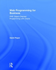 Buy Web Programming for Business