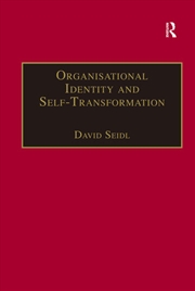 Buy Organisational Identity and Self-Transformation