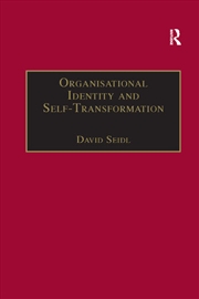 Buy Organisational Identity and Self-Transformation
