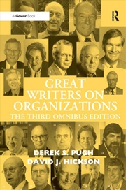 Buy Great Writers on Organizations