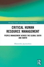Buy Critical Human Resource Management