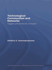 Buy Technological Communities and Networks