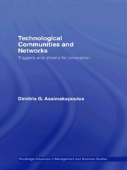 Buy Technological Communities and Networks