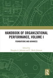 Buy Handbook of Organizational Performance, Volume I