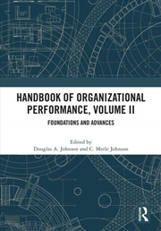 Buy Handbook of Organizational Performance, Volume II