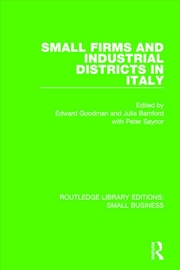 Buy Small Firms and Industrial Districts in Italy