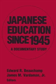Buy Japanese Education since 1945