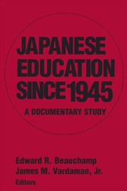 Buy Japanese Education since 1945