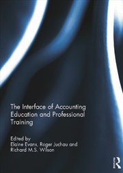 Buy The Interface of Accounting Education and Professional Training