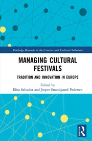 Buy Managing Cultural Festivals