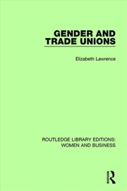 Buy Gender and Trade Unions