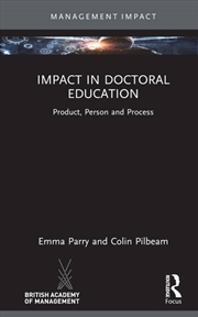 Buy Impact in Doctoral Education
