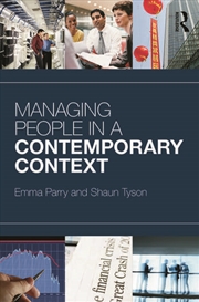 Buy Managing People in a Contemporary Context