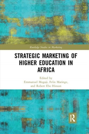 Buy Strategic Marketing of Higher Education in Africa