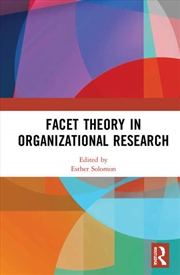 Buy Facet Theory in Organizational Research