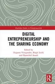 Buy Digital Entrepreneurship and the Sharing Economy