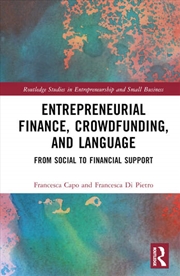 Buy Entrepreneurial Finance, Crowdfunding, and Language